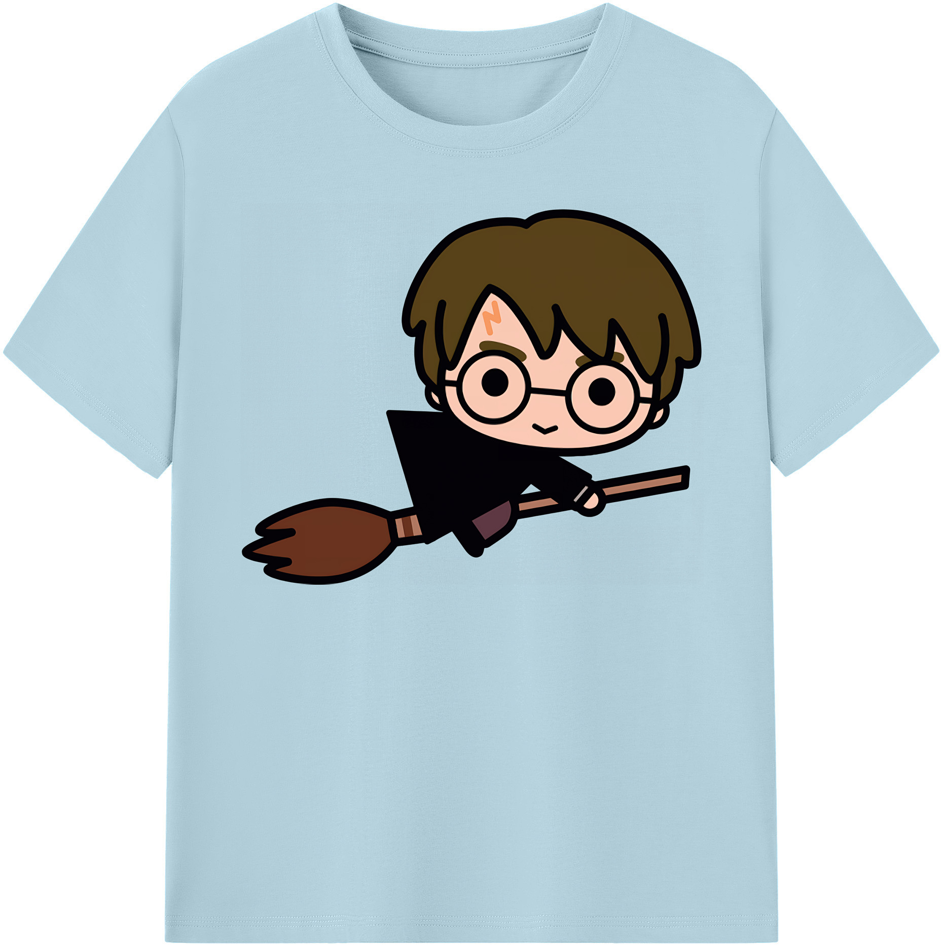 （画像用） Harry Potter ハリー・ポッターシリーズ 綿100％半袖Tシャツ（フロントプリント）